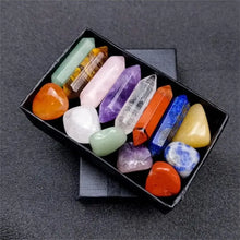 Load image into Gallery viewer, 14pcs Chakra Healing Stones And Crystals For Meditation