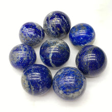 Load image into Gallery viewer, 70mm Natural Lapis Lazuli Crystal Sphere – Polished Healing Stone Ball for Reiki, Decor, or Crafts