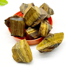 Load image into Gallery viewer, Natural Tigers Eye Raw Stone