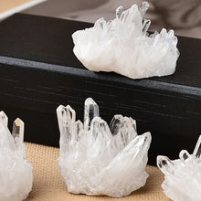 Load image into Gallery viewer, 1pc Natural White Quartz Crystal Cluster – Unpolished Mineral Specimen for Home Decor