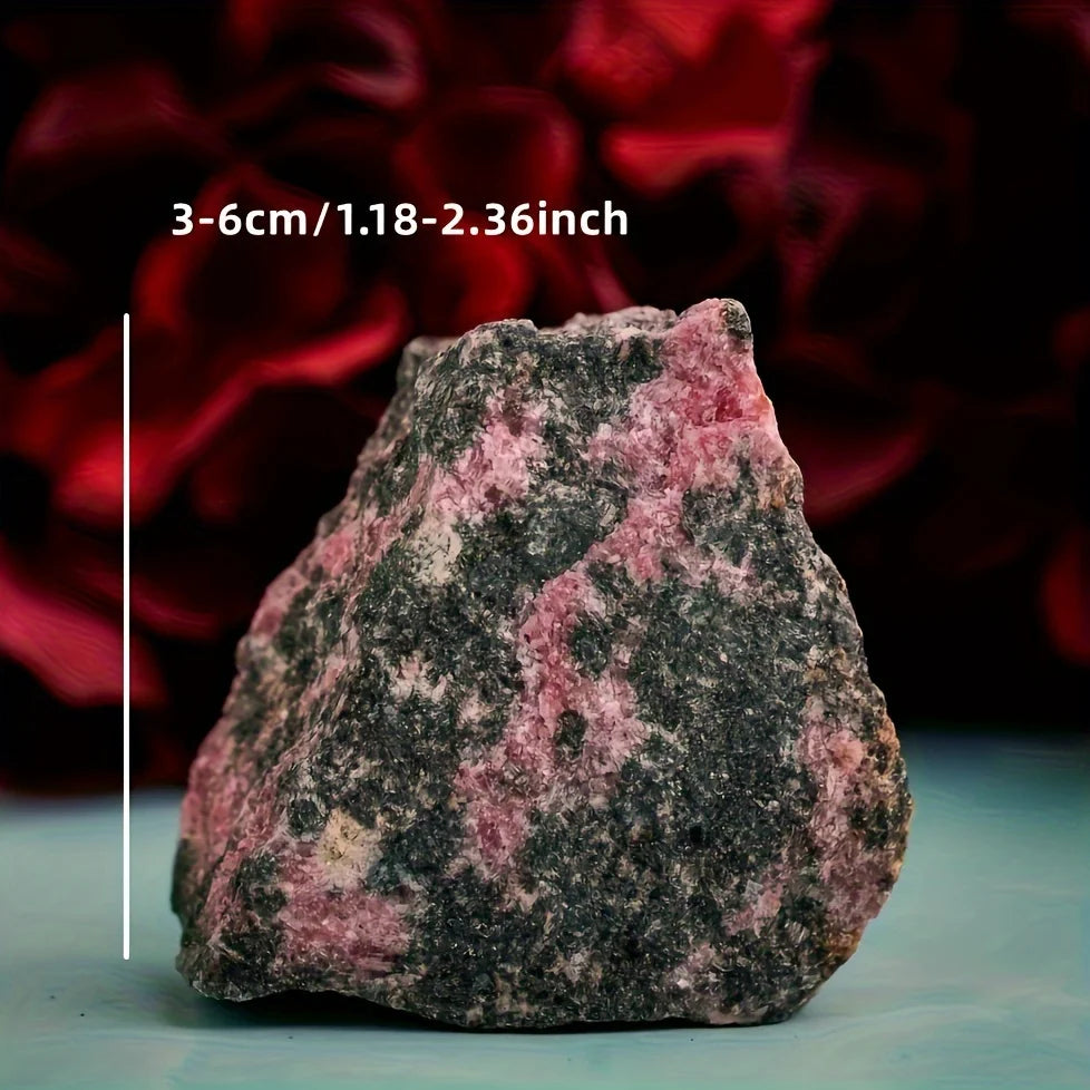 50g/120g/200g Natural Rhodonite Healing Stone Size