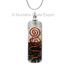 Load image into Gallery viewer, Carnelian Orgonite Pendant – Handmade Crystal Orgone Gemstone Necklace for Energy, Meditation &amp; Spiritual Healing