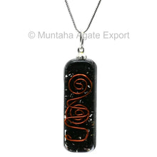 Load image into Gallery viewer, Carnelian Orgonite Pendant – Handmade Crystal Orgone Gemstone Necklace for Energy, Meditation &amp; Spiritual Healing