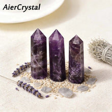Load image into Gallery viewer, 4-15cm Natural Esoteric Amethyst Obelisks