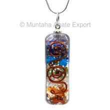 Load image into Gallery viewer, Carnelian Orgonite Pendant – Handmade Crystal Orgone Gemstone Necklace for Energy, Meditation &amp; Spiritual Healing