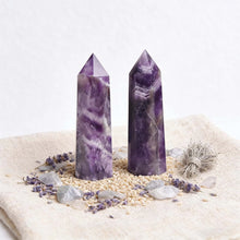 Load image into Gallery viewer, 4-15cm Natural Esoteric Amethyst Obelisks