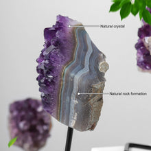 Load image into Gallery viewer, Amethyst Healing Crystal on Stand