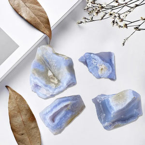 Blue Lace Agate Free Form Healing Stone