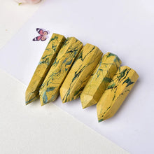 Load image into Gallery viewer, 1PC Natural Yellow Unakite Obelisk for Healing