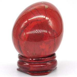 Red Jasper Egg Shaped Stone