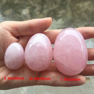 Natural Rose Quartz Crystal Egg – Healing Gemstone for Energy & Balance