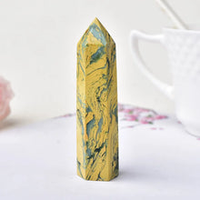 Load image into Gallery viewer, 1PC Natural Yellow Unakite Obelisk for Healing
