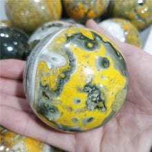 Load image into Gallery viewer, 5-7cm Bumblebee Jasper Sphere for Healing