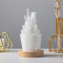 Load image into Gallery viewer, Natural White Selenite Mineral Specimen Lamp