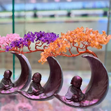 Load image into Gallery viewer, Natural Crystal Money Tree – Citrine, Aventurine, Rose Quartz &amp; Amethyst Gemstone Bonsai Variants for Home Decor &amp; Collection