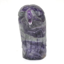 Load image into Gallery viewer, 4.5" Eagle Head Statue Natural Fluorite Crystal Carving Home Decor