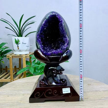 Load image into Gallery viewer, 1PC Random Natural Amethyst Geode Cluster Egg – Natural Amethyst Crystal Mineral Specimen for Collection &amp; Home Decor