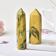 Load image into Gallery viewer, 1PC Natural Yellow Unakite Obelisk for Healing