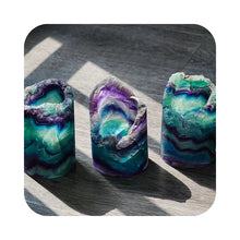 Load image into Gallery viewer, Natural Rainbow Fluorite Crystal Lamp – Gemstone Quartz Mineral Decor Light for Home &amp; Room Decoration
