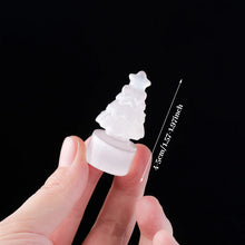 Load image into Gallery viewer, Natural Selenite Carved Crystal Figurine – Buddha, Owl, Angel &amp; Christmas Tree Statue for Home Decor &amp; Collection