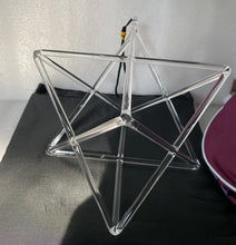 Load image into Gallery viewer, 9 Inch Crystal Quartz Double Pyramids for Sound Healing Music Therapy and Chakra Balancing