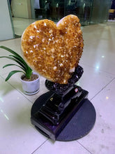 Load image into Gallery viewer, High Quality Citrine Cluster Heart for Home Decor