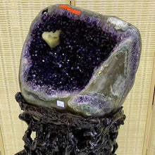 Load image into Gallery viewer, 1PC Random Natural Amethyst Irregular Geode Cluster – Large Amethyst Crystal Mineral Specimen for Collection &amp; Home Decor