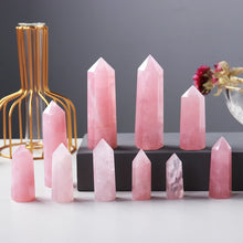 Load image into Gallery viewer, 1PC Natural Rose Quartz Crystal Healing Obelisk