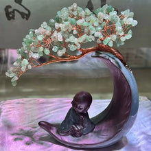 Load image into Gallery viewer, Natural Crystal Money Tree – Citrine, Aventurine, Rose Quartz &amp; Amethyst Gemstone Bonsai Variants for Home Decor &amp; Collection