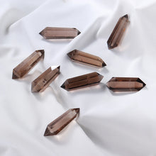 Load image into Gallery viewer, 1PC Natural Smoky Quartz Double Point Crystal