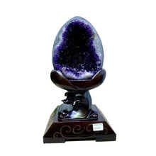 Load image into Gallery viewer, 1PC Random Natural Amethyst Geode Cluster Egg – Natural Amethyst Crystal Mineral Specimen for Collection &amp; Home Decor
