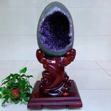 Load image into Gallery viewer, 1PC Random Natural Amethyst Geode Cluster Egg – Natural Amethyst Crystal Mineral Specimen for Collection &amp; Home Decor