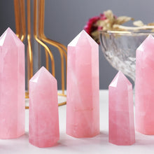 Load image into Gallery viewer, 1PC Natural Rose Quartz Crystal Healing Obelisk