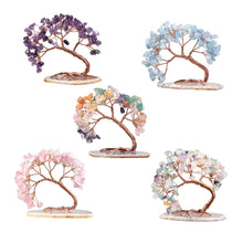 Load image into Gallery viewer, Crystal Gemstone Bonsai Tree – Choose from Multiple Stones – Feng Shui Home Decor, Office, Gift Ornament