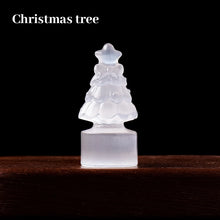 Load image into Gallery viewer, Natural Selenite Carved Crystal Figurine – Buddha, Owl, Angel &amp; Christmas Tree Statue for Home Decor &amp; Collection