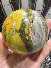 Load image into Gallery viewer, Natural Bumblebee Jasper Stone Sphere