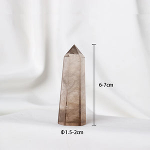 Natural Smoky Crystal Obelisk 6-7cm