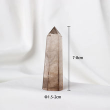 Load image into Gallery viewer, Natural Smoky Crystal Obelisk 7-8cm