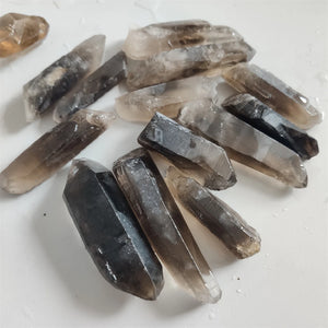 Natural Smoky Quartz Crystal Points