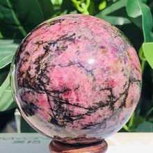 Load image into Gallery viewer, Rhodonite Stone Energy Sphere