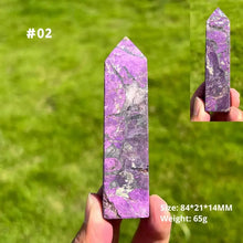 Load image into Gallery viewer, 1PC Natural Purpurite Raw Crystal Obelisk for Healing