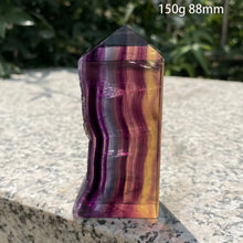 Load image into Gallery viewer, 1PC Natural Fluorite Crystal Polished Obelisk for Healing