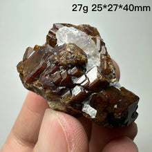 Load image into Gallery viewer, Natural Inner Mongolia Garnet Crystal Specimen – Raw Mineral Stone for Collection &amp; Home Decor