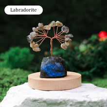 Load image into Gallery viewer, 1PC Natural Gemstone Crystal Luck Tree Irregular Raw Stone Base