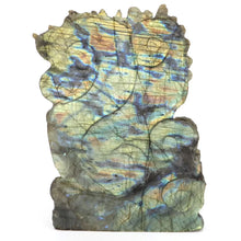 Load image into Gallery viewer, 6.9" Unicorn Horse Natural Flash Labradorite Home Decor