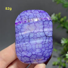 Load image into Gallery viewer, 1PC Natural Dragon Pattern Agate Palm Stone Polished
