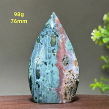 Load image into Gallery viewer, 1PC Natural Marine Jasper Free Form Torch Mineral Specimen Home Decor