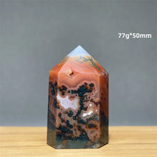 Load image into Gallery viewer, 1PC Natural Aquatic Moss Mineral Quartz Obelisk for Healing
