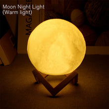 Load image into Gallery viewer, LED Moon Crystal Display Light – Galaxy Night Lamp for Bedroom Decor, Gift &amp; Home Decoration