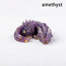 Load image into Gallery viewer, 1PC Natural Crystal Dragon Figurine Sculpture for Home Office Decoration